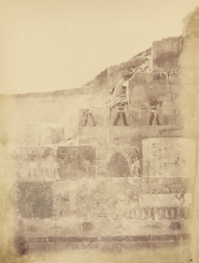 Médînet-el-Bahari (Thebes) by Théodule Devéria